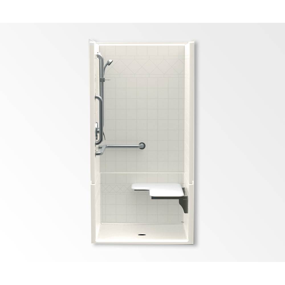 Aquatic Alcove Shower Enclosures item AC003583-X2LBSHHL-BI