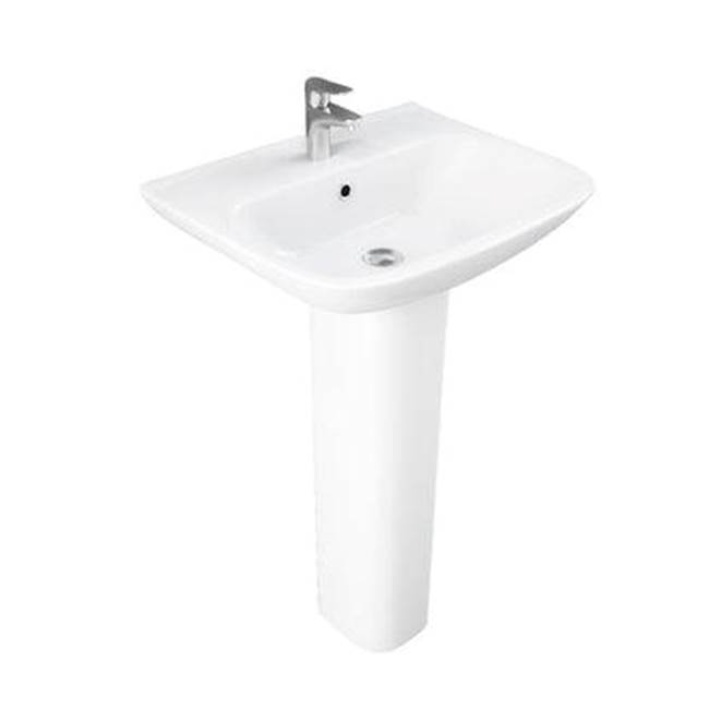 Barclay Complete Pedestal Bathroom Sinks item 3-1114WH