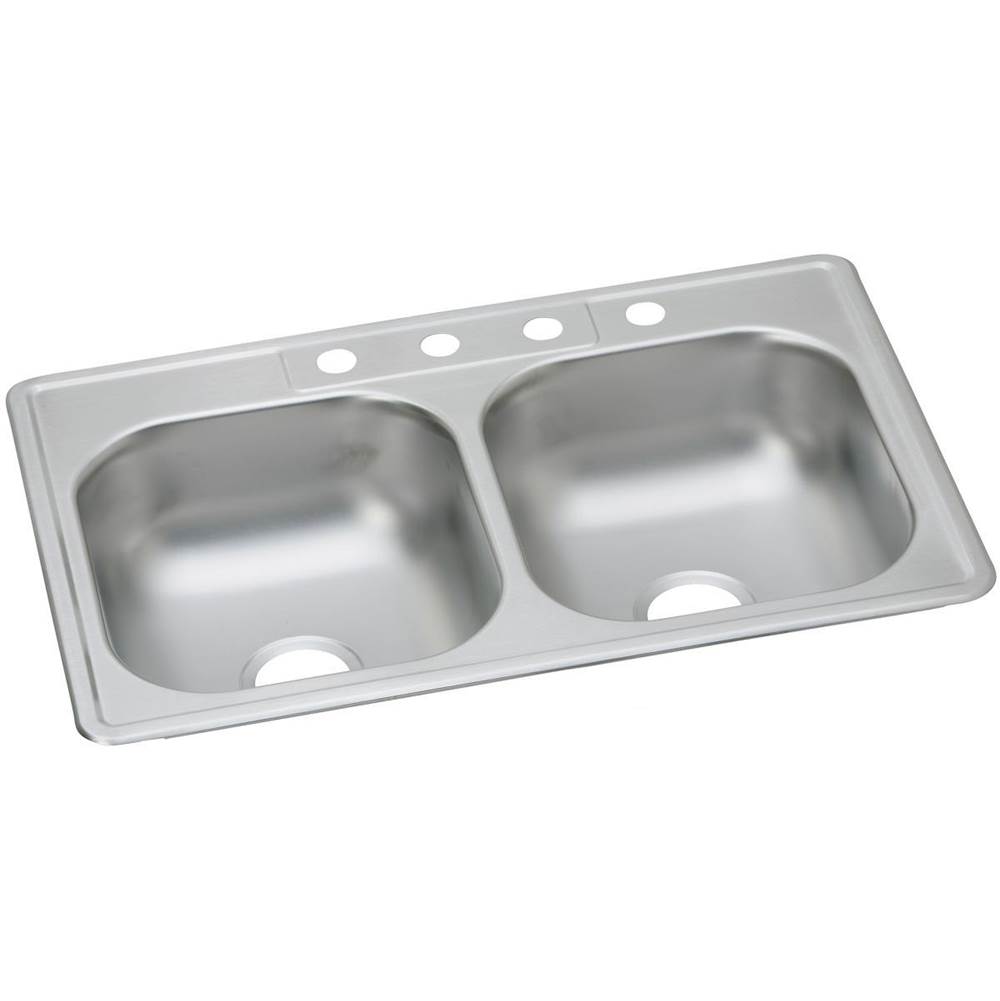 Elkay Drop In Double Bowl Sink Kitchen Sinks item DDW50233223