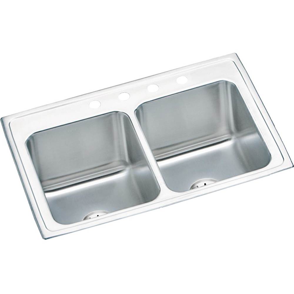 Elkay Drop In Double Bowl Sink Kitchen Sinks item DLR332210PD3