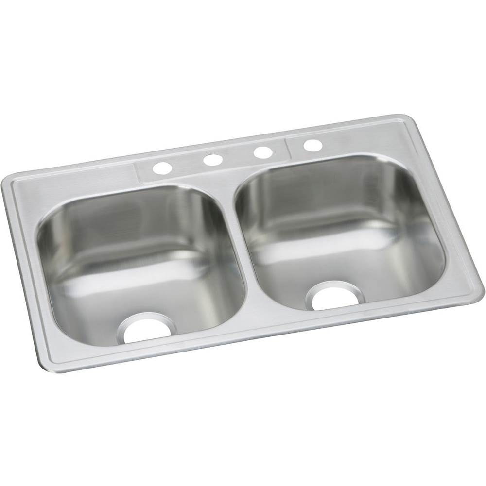 Elkay Drop In Double Bowl Sink Kitchen Sinks item DSEW40233225