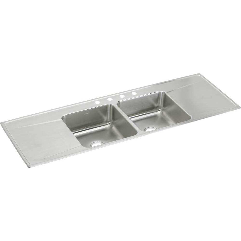 Elkay Drop In Double Bowl Sink Kitchen Sinks item ILR6622DD4