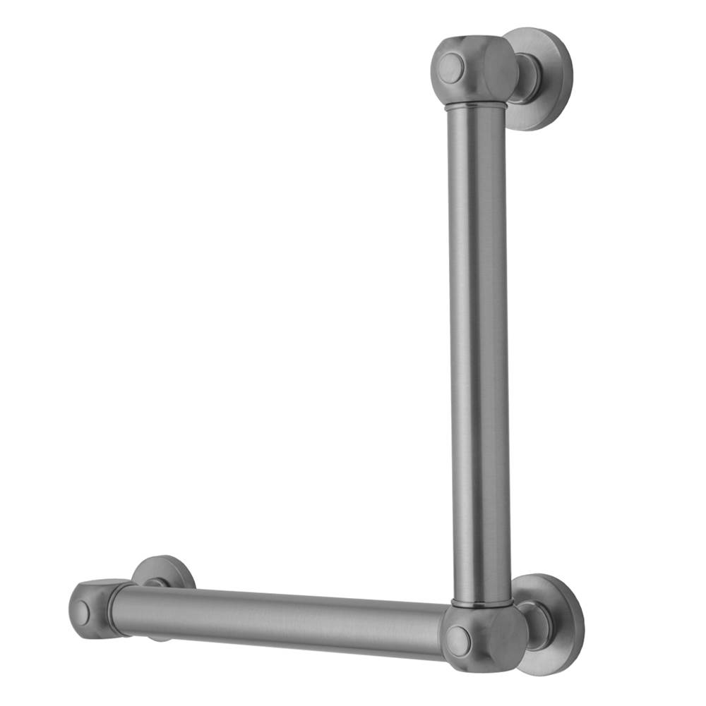 Jaclo Grab Bars Shower Accessories item G70-12H-24W-LH-BKN