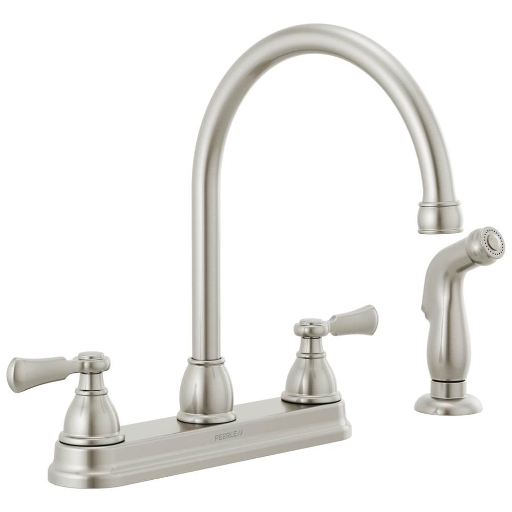 Peerless Deck Mount Kitchen Faucets item P2865LF-SS