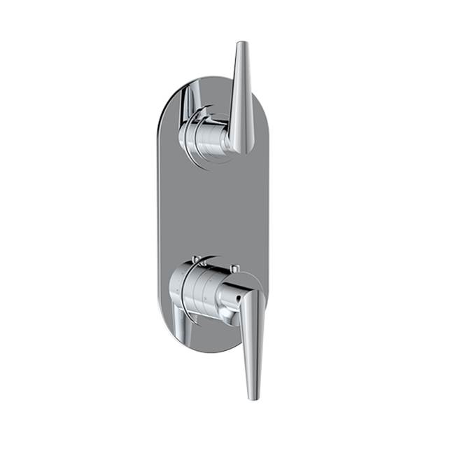 Santec Thermostatic Valve Trims With Integrated Diverter Shower Faucet Trims item 7196BE10-TM
