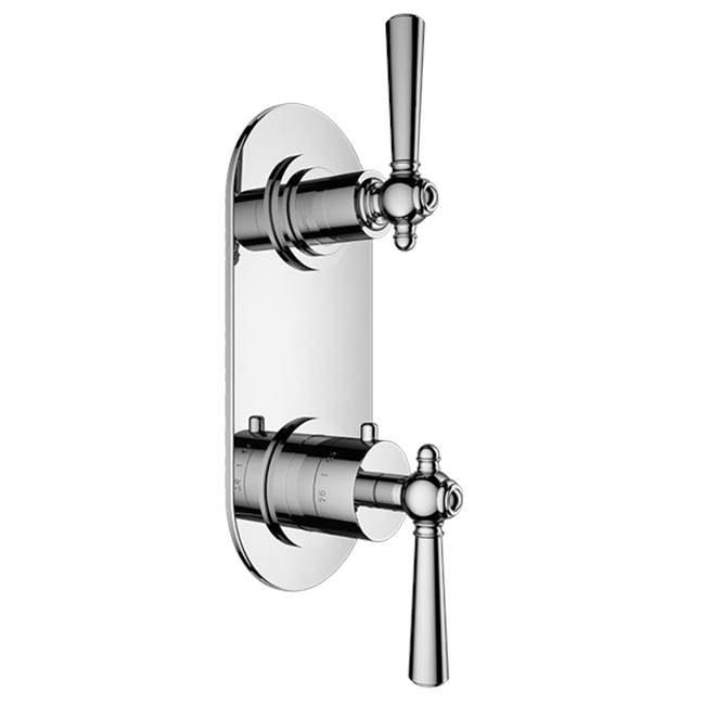 Santec Thermostatic Valve Trims With Integrated Diverter Shower Faucet Trims item 7197DI95-TM