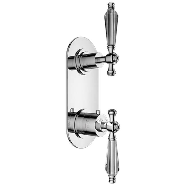 Santec Thermostatic Valve Trims With Integrated Diverter Shower Faucet Trims item 7196KT10-TM