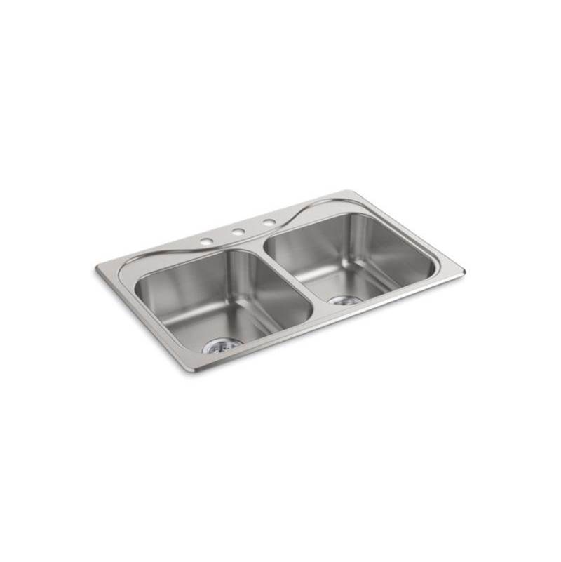 Sterling Plumbing Drop In Kitchen Sinks item 11402-3-NA