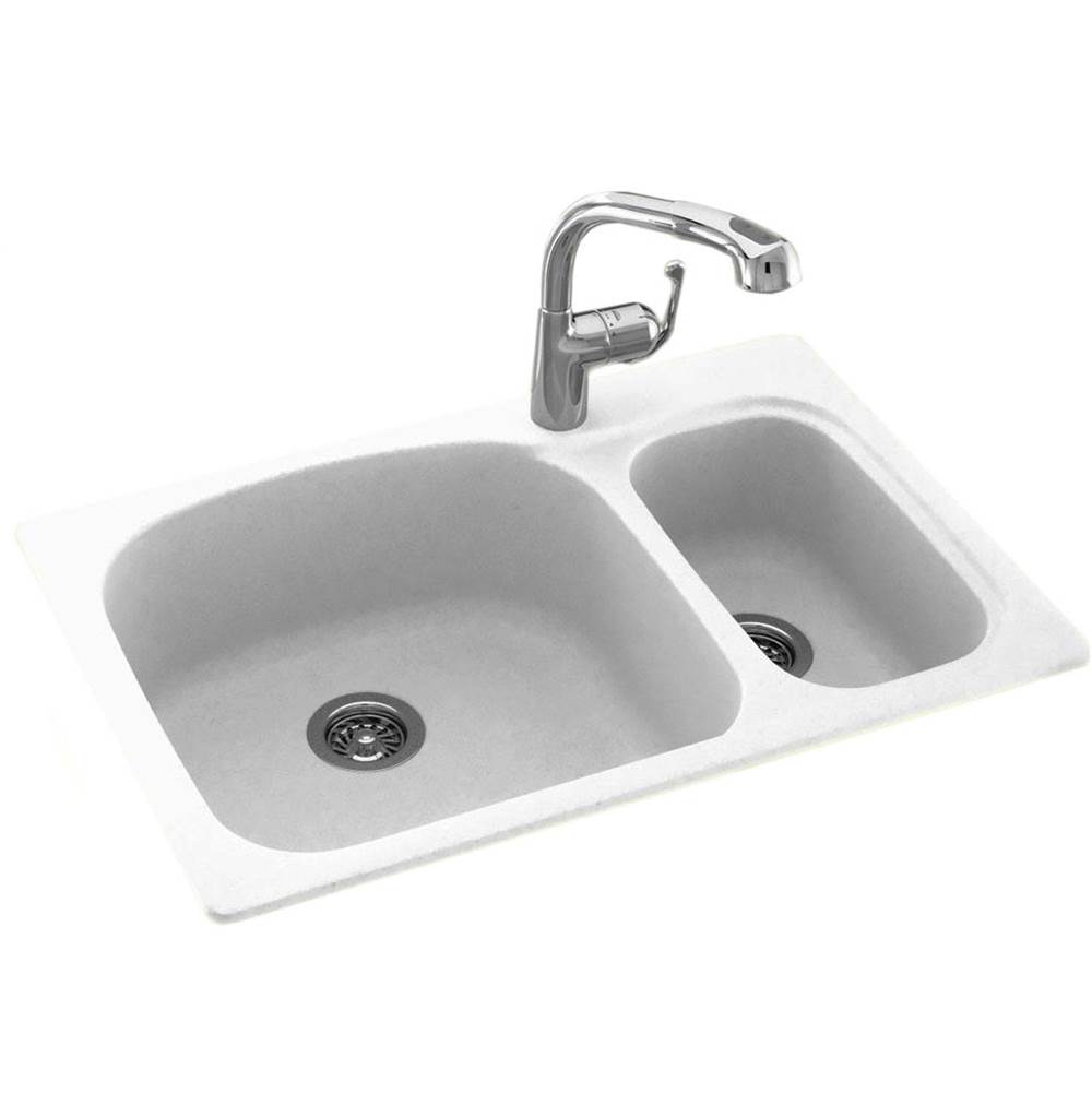 Swan Dual Mount Kitchen Sinks item KS03322LS.037