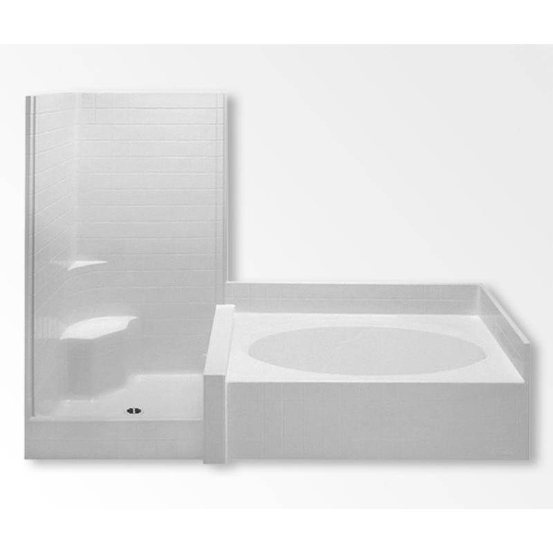 Aquatic Tub And Shower Suites Soaking Tubs item AC003443-R-TO-WH