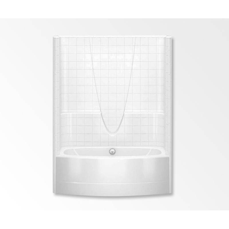 Aquatic Tub And Shower Suites Whirlpool Bathtubs item AC003372-C-WPV-WH