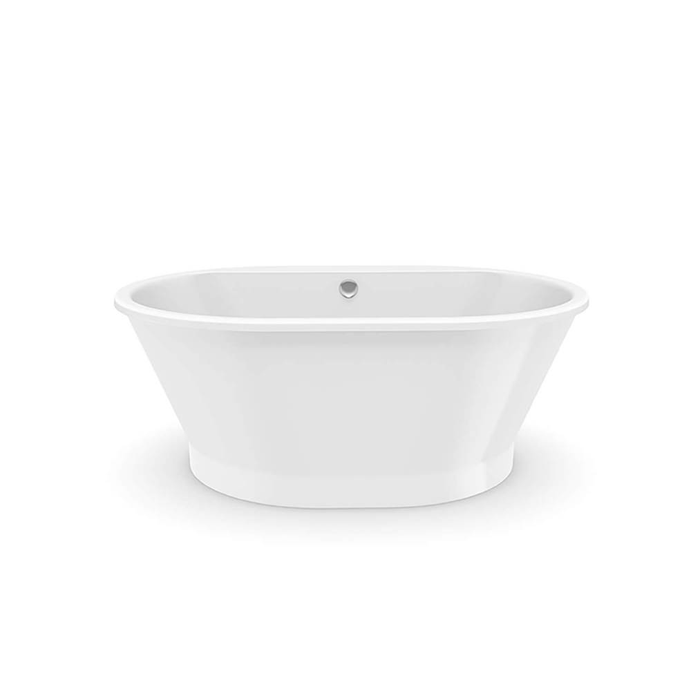 Aquatic Free Standing Soaking Tubs item AC003100-FC-TO-WH
