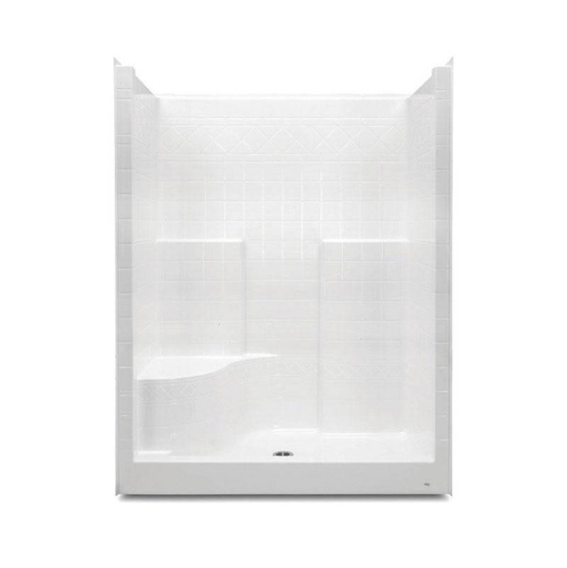 Aquatic Alcove Shower Enclosures item AC003554-L-000-WH