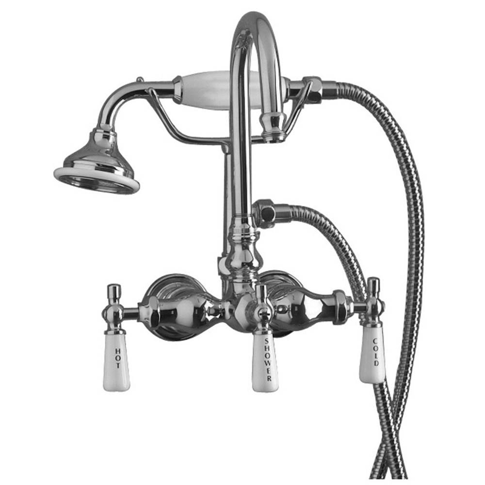 Barclay  Roman Tub Faucets With Hand Showers item 4022-PL-CP