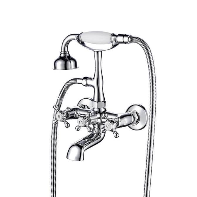 Barclay  Roman Tub Faucets With Hand Showers item 4610-MC-CP