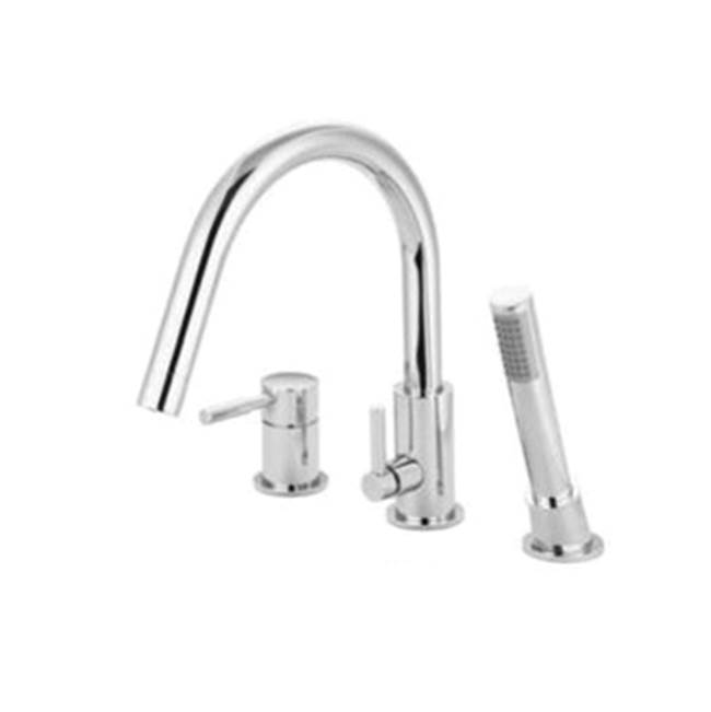 Barclay  Roman Tub Faucets With Hand Showers item 7801-ML-CP
