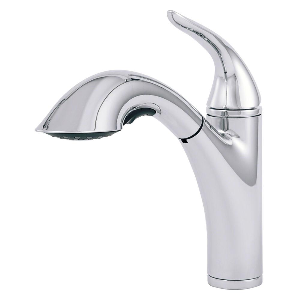 Danze D454412SS Melrose Single Handle Pull Out Kitchen Faucet With