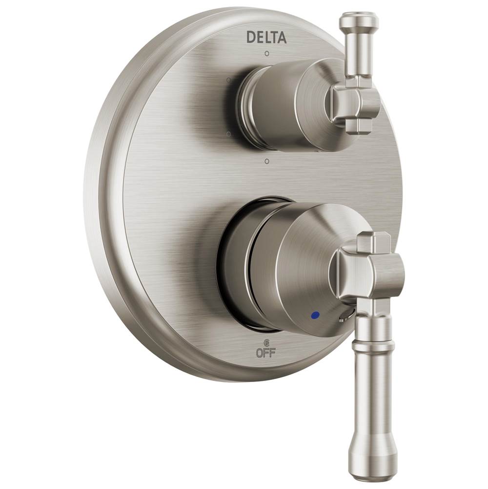 Delta Faucet Pressure Balance Trims With Integrated Diverter Shower Faucet Trims item T24984-SS-PR