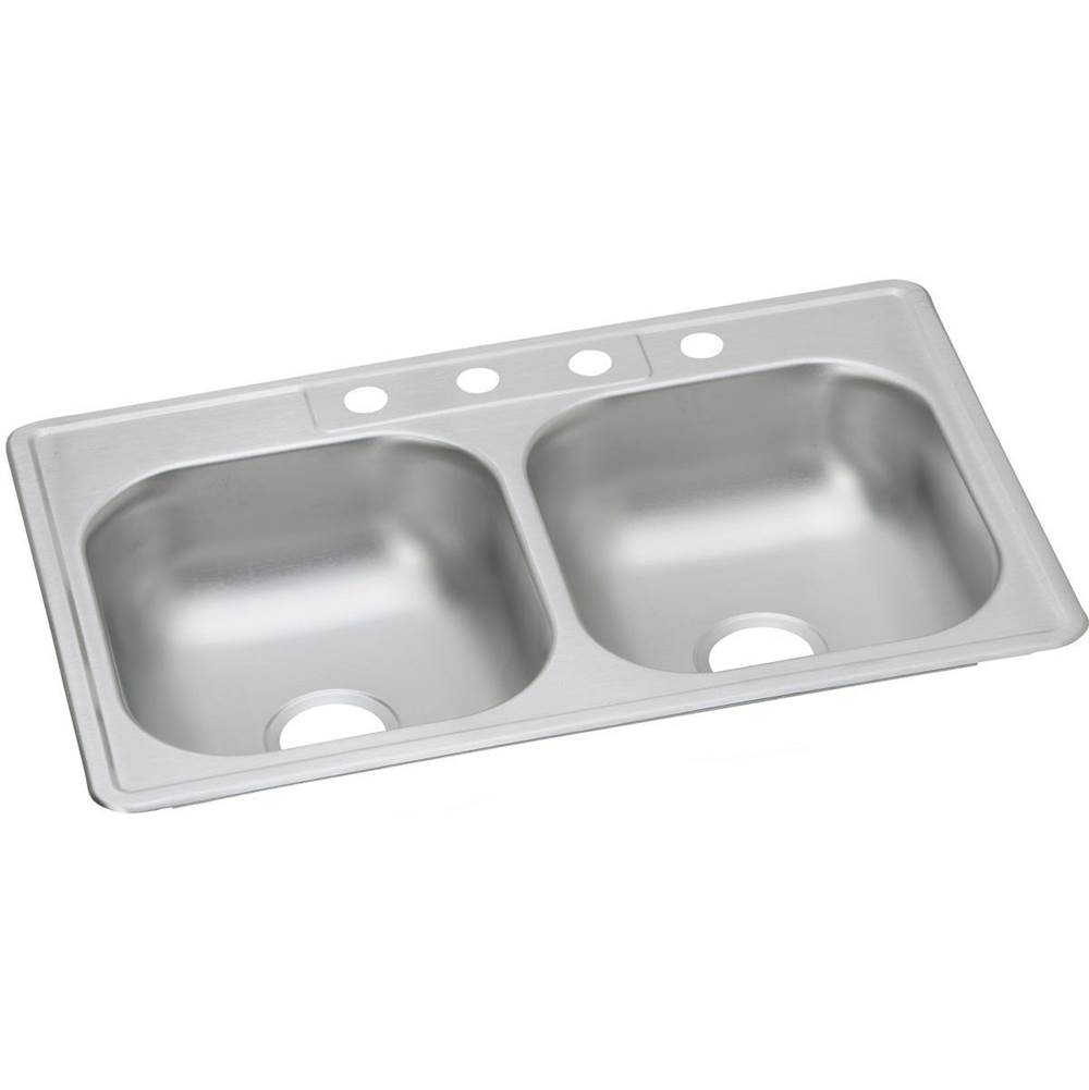 Elkay Drop In Double Bowl Sink Kitchen Sinks item D233213