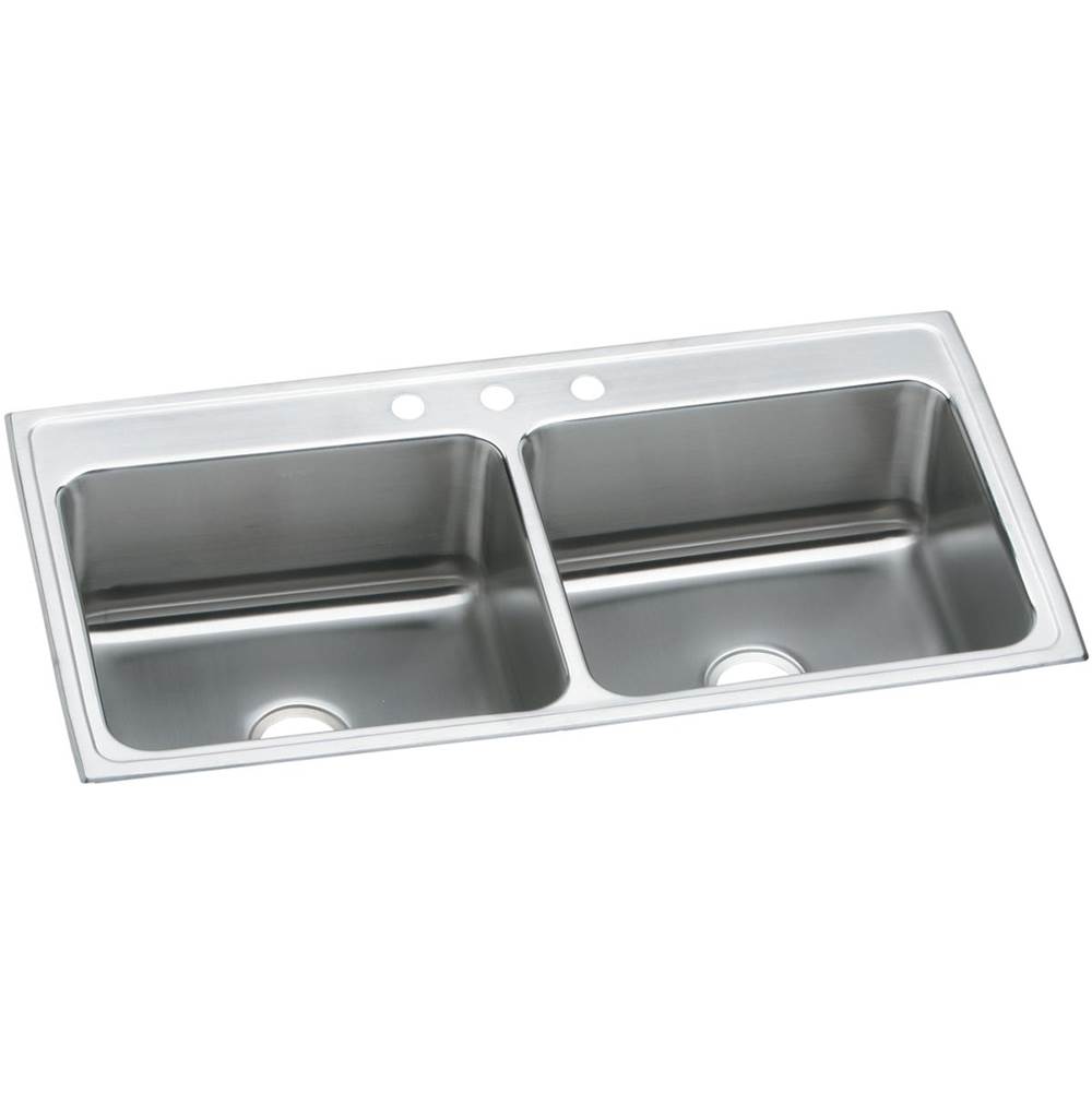 Elkay Drop In Double Bowl Sink Kitchen Sinks item DLR4322102