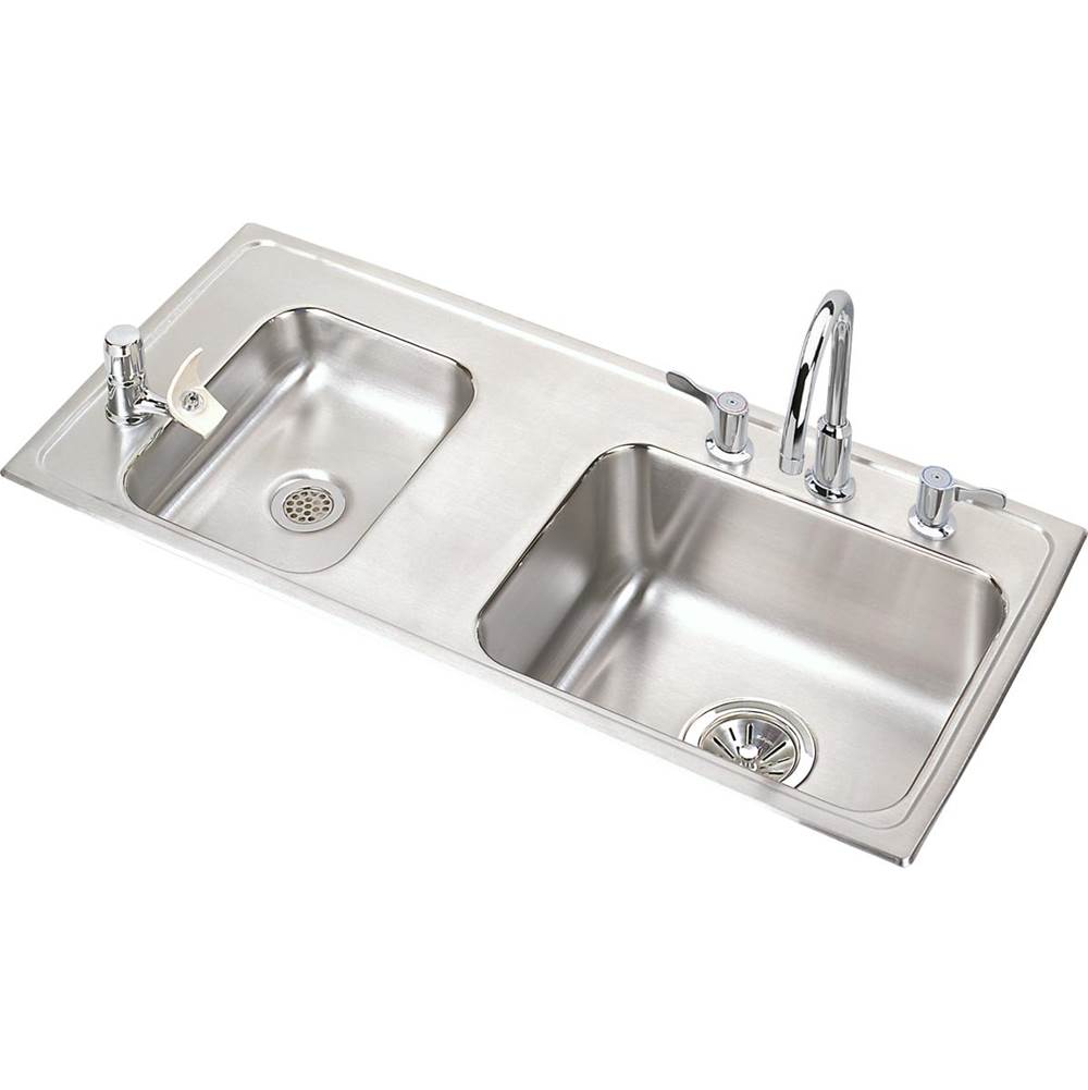 Elkay Drop In Double Bowl Sink Kitchen Sinks item DRKAD371765RC