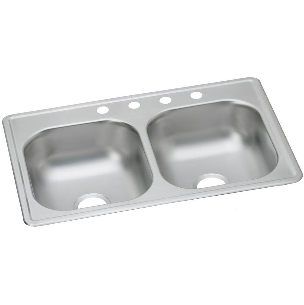 Elkay Drop In Double Bowl Sink Kitchen Sinks item DSE233194