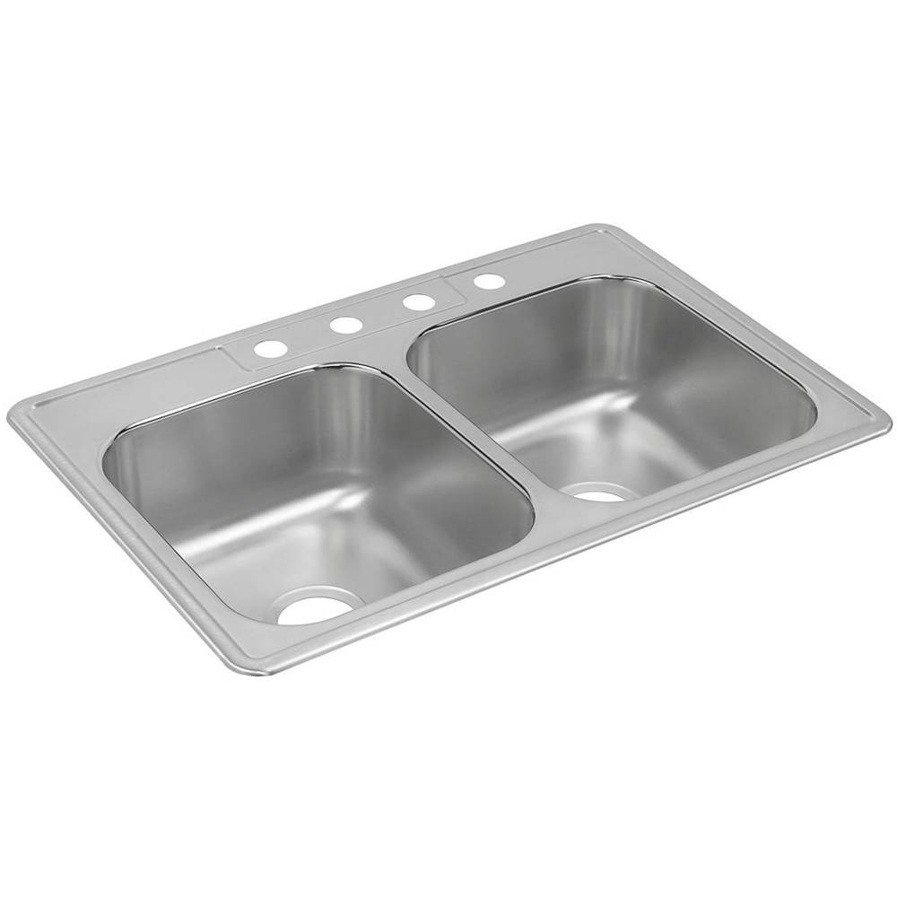 Elkay Drop In Double Bowl Sink Kitchen Sinks item DXR33224