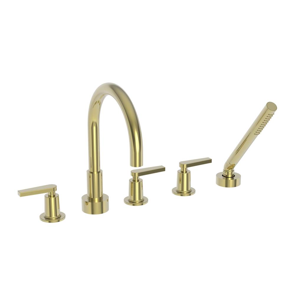 Newport Brass Deck Mount Roman Tub Faucets With Hand Showers item 3-2977/03N