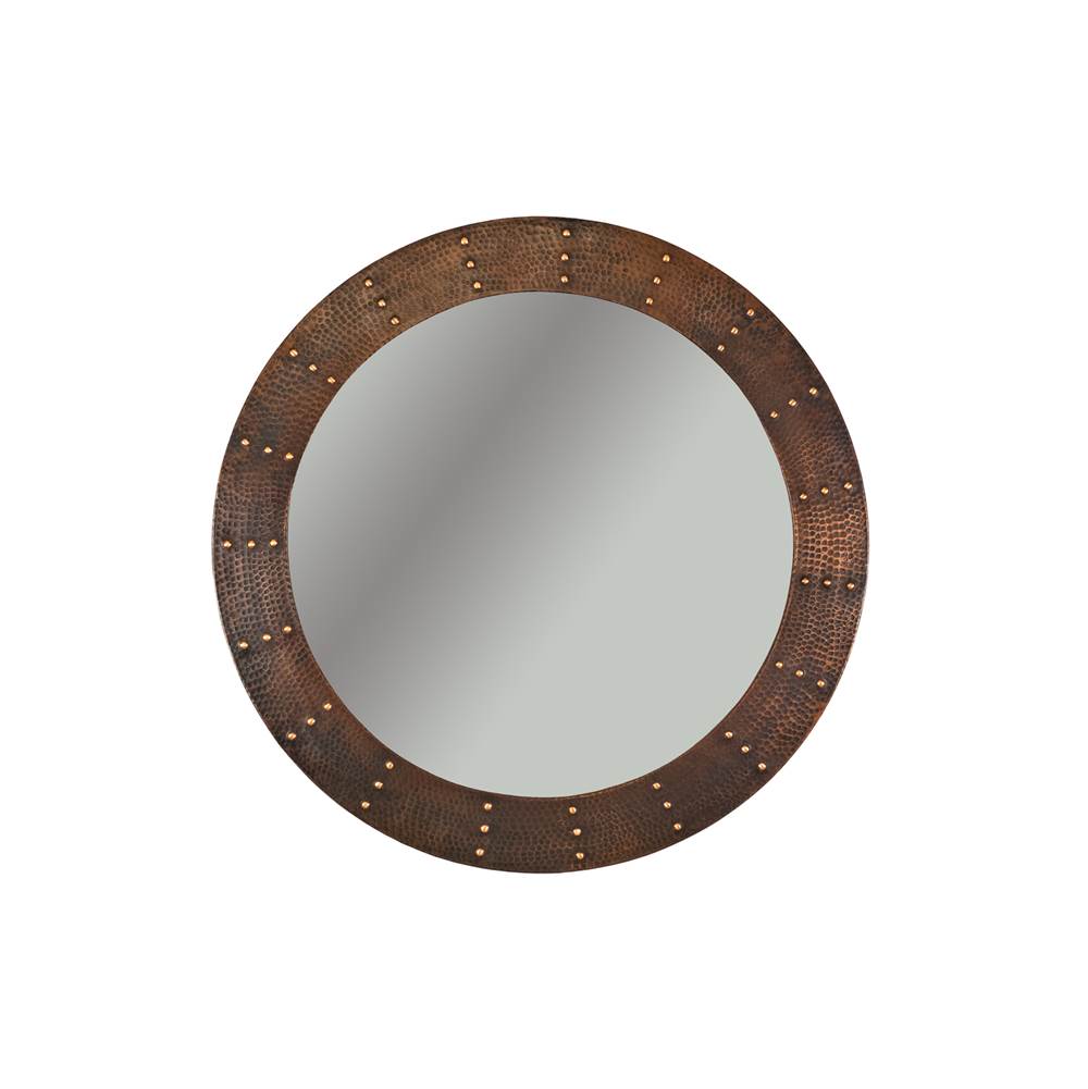 Premier Copper Products Round Mirrors item MFR3434-RI