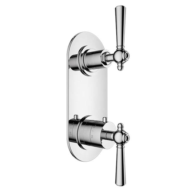 Santec Thermostatic Valve Trims With Integrated Diverter Shower Faucet Trims item 7196MP10-TM