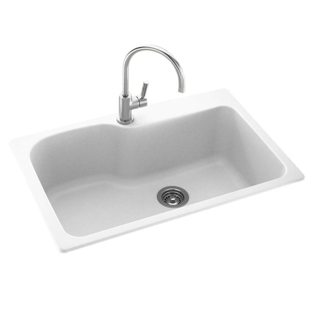 Swan Dual Mount Kitchen Sinks item KS03322SB.010